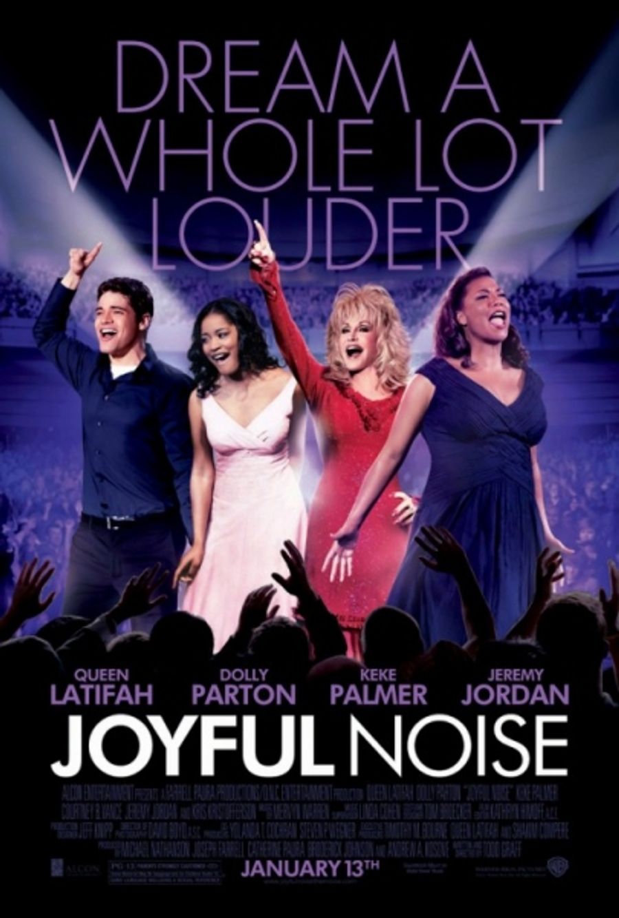Photo Flash: New Poster for JOYFUL NOISE Starring Dolly Parton, Jeremy Jordan & More! Image