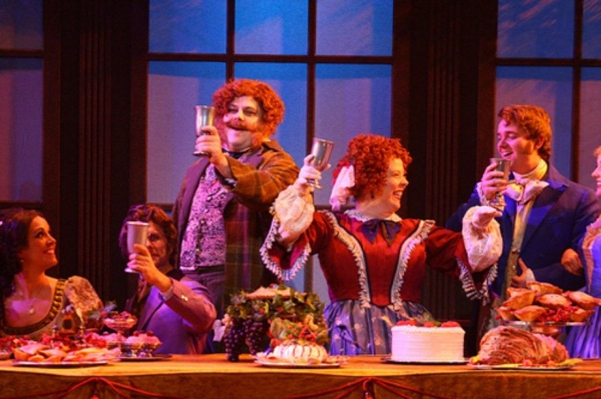 Monica Clark-Robinson and cast at 