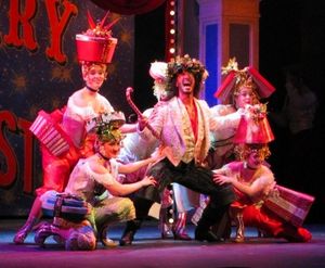 Dennis Stowe and cast Photo