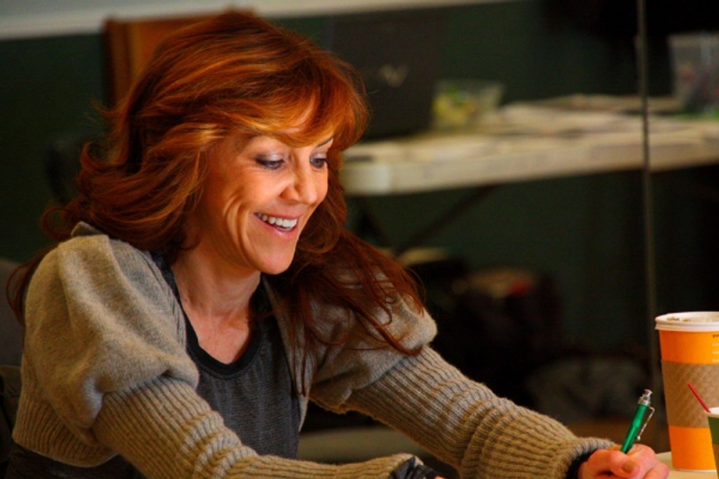 Photo Flash: Andrea McArdle Visits ANNIE Master Class  Image