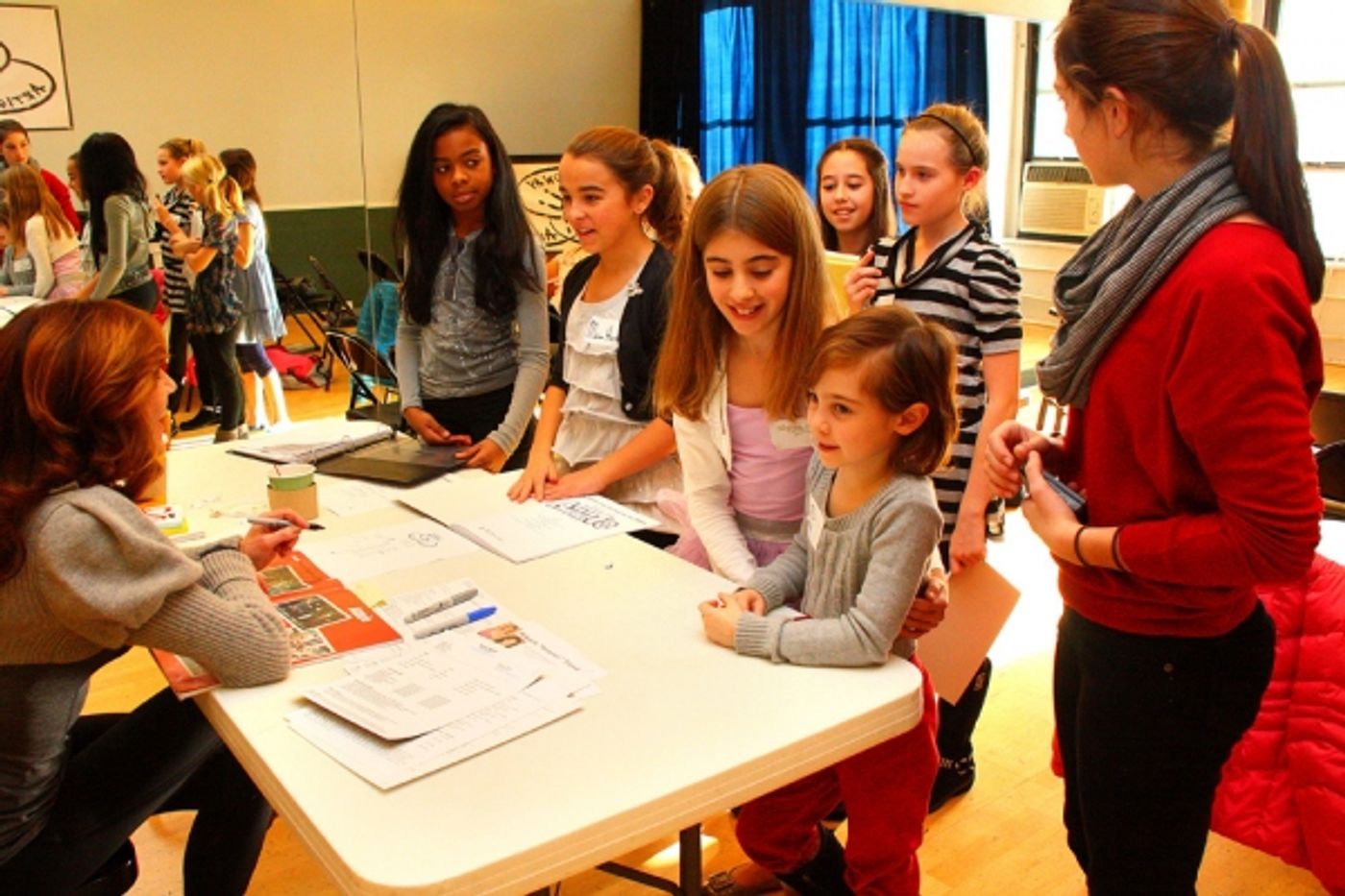 Photo Flash: Andrea McArdle Visits ANNIE Master Class  Image