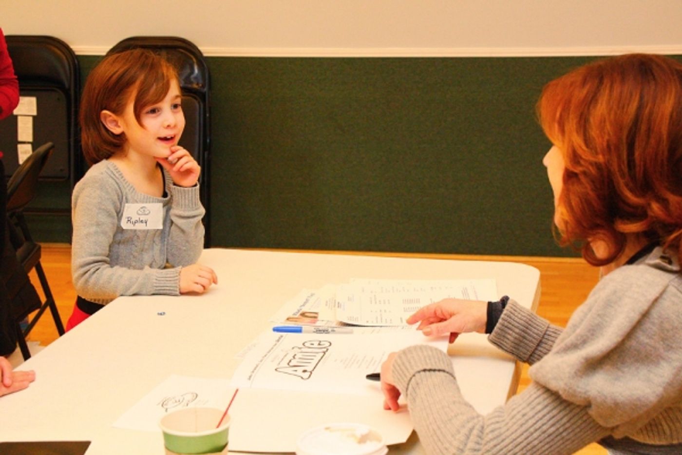 Photo Flash: Andrea McArdle Visits ANNIE Master Class  Image