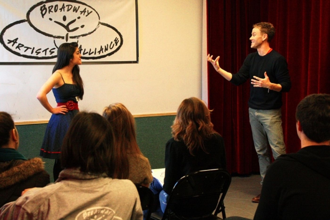 Photo Flash: Telly Leung & Christoopher Hanke Visit Broadway Arts Alliance  Image