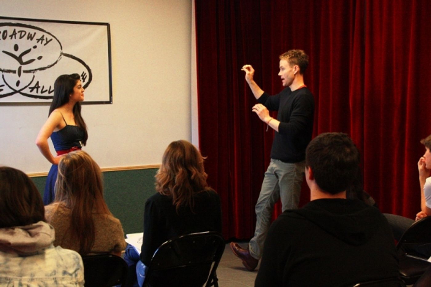 Photo Flash: Telly Leung & Christoopher Hanke Visit Broadway Arts Alliance  Image