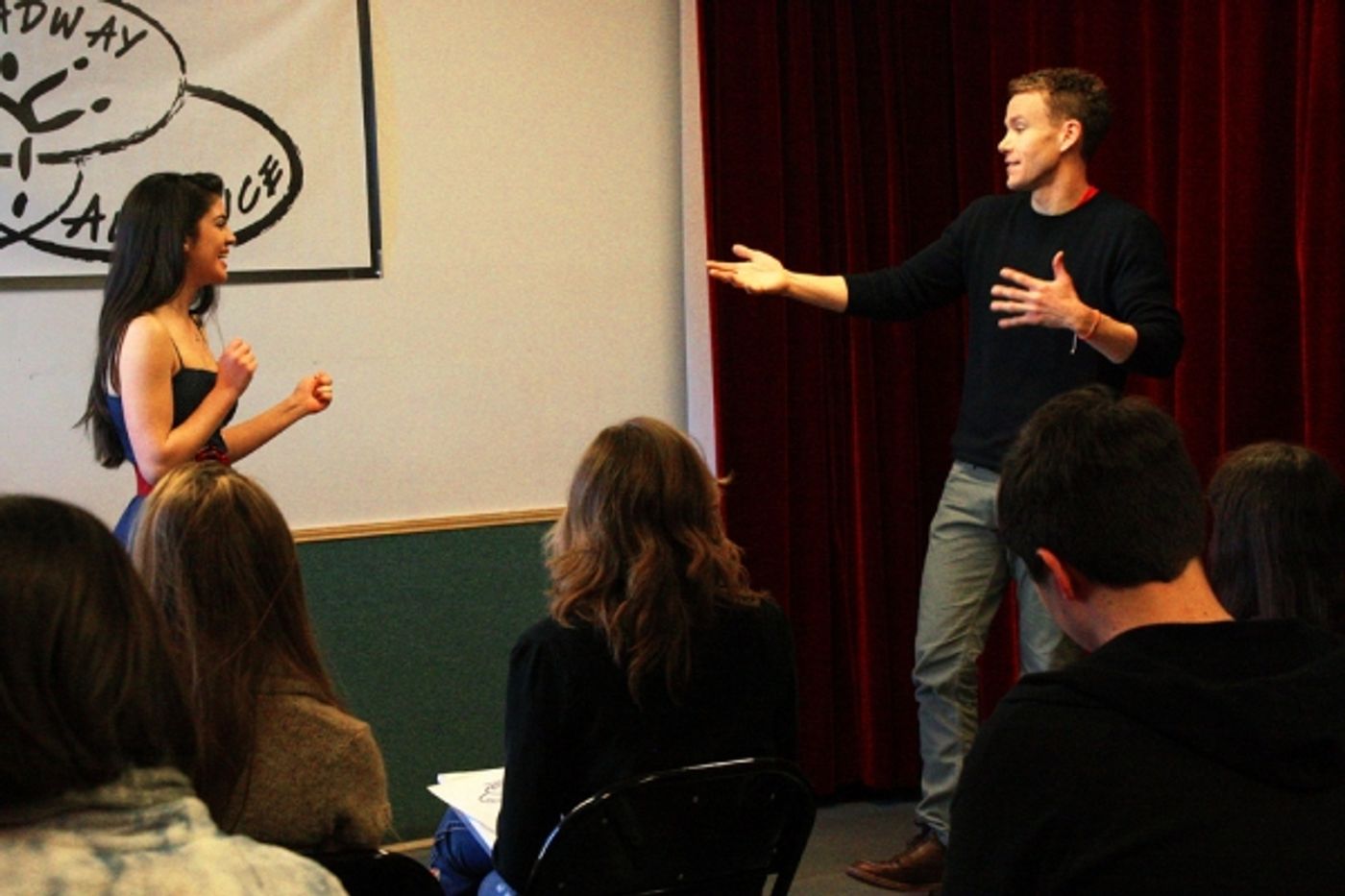 Photo Flash: Telly Leung & Christoopher Hanke Visit Broadway Arts Alliance  Image