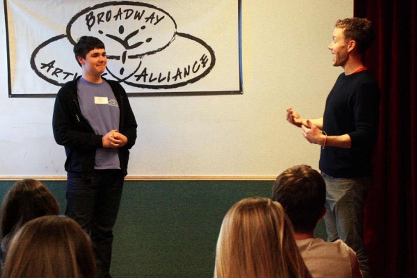 Photo Flash: Telly Leung & Christoopher Hanke Visit Broadway Arts Alliance  Image