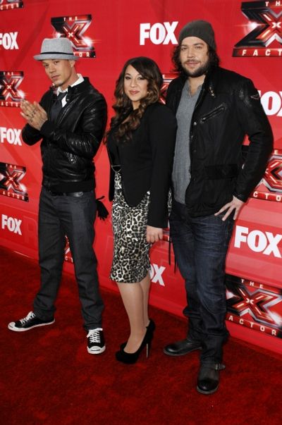 Chris Rene, Melanie Amaro and Josh Krajcik
 Photo