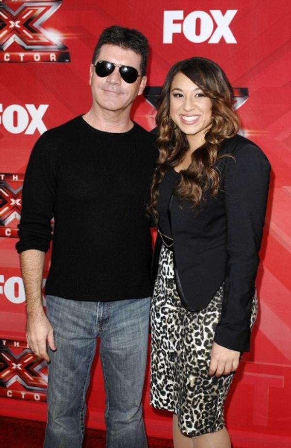 Simon Cowell and Melanie Amaro Photo
