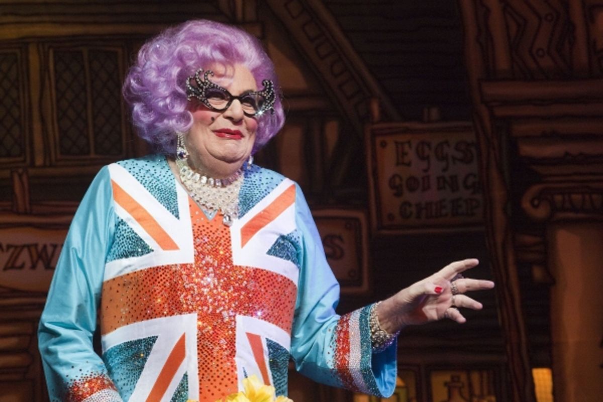 Dame Edna Everage AKA Barry Humphries 
 at 