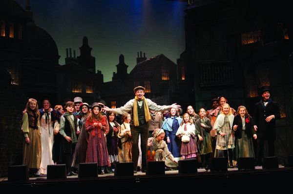 Daniel Garrity and the Cast of A Christmas Carol Photo