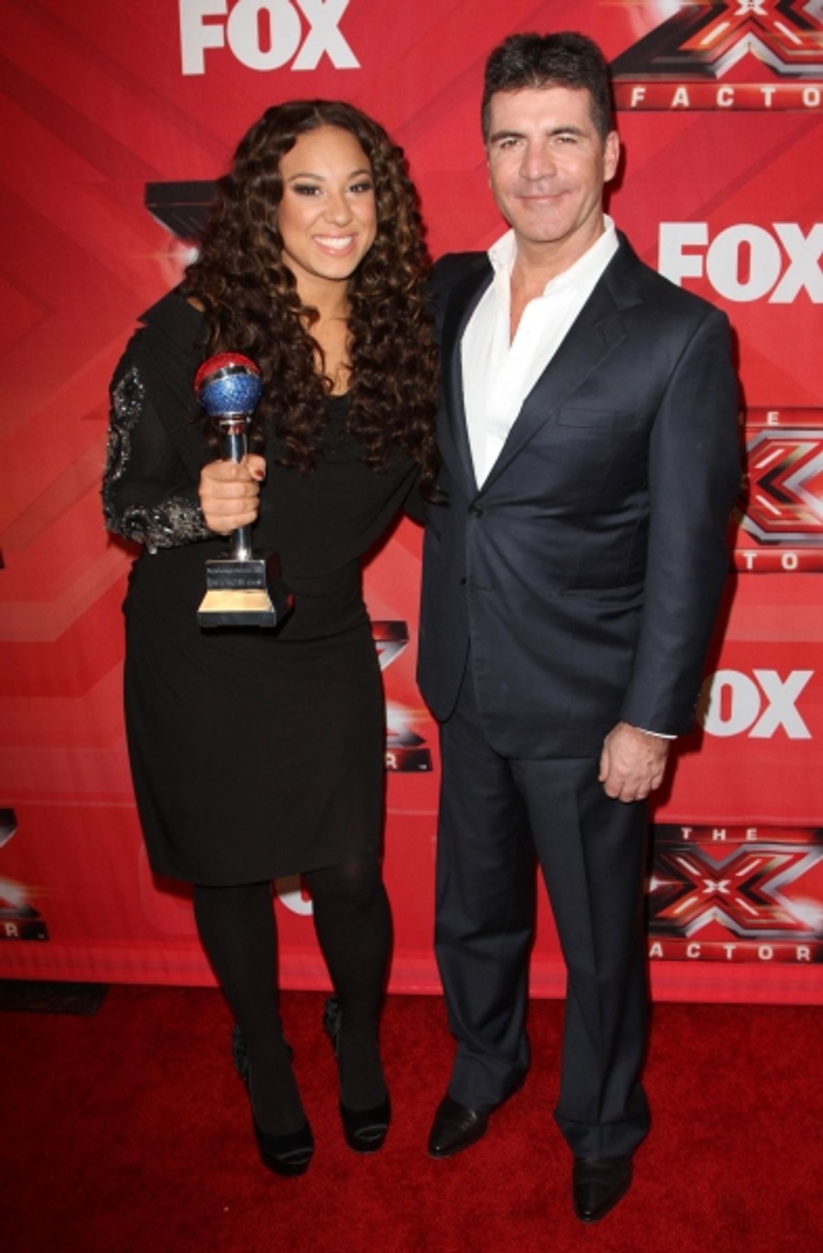 Melanie Amaro, Simon Cowell at 
