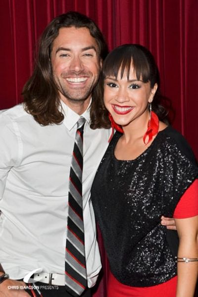 Ace Young and Diana DeGarmo at Upright Cabaret's A Broadway Christmas Photo