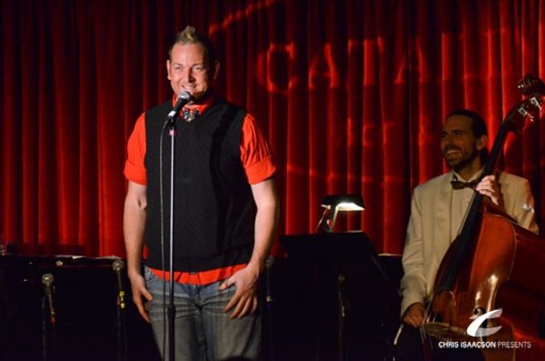 Micah McCain and Carter Wallace at Upright Cabaret's A Broadway Christmas  Photo