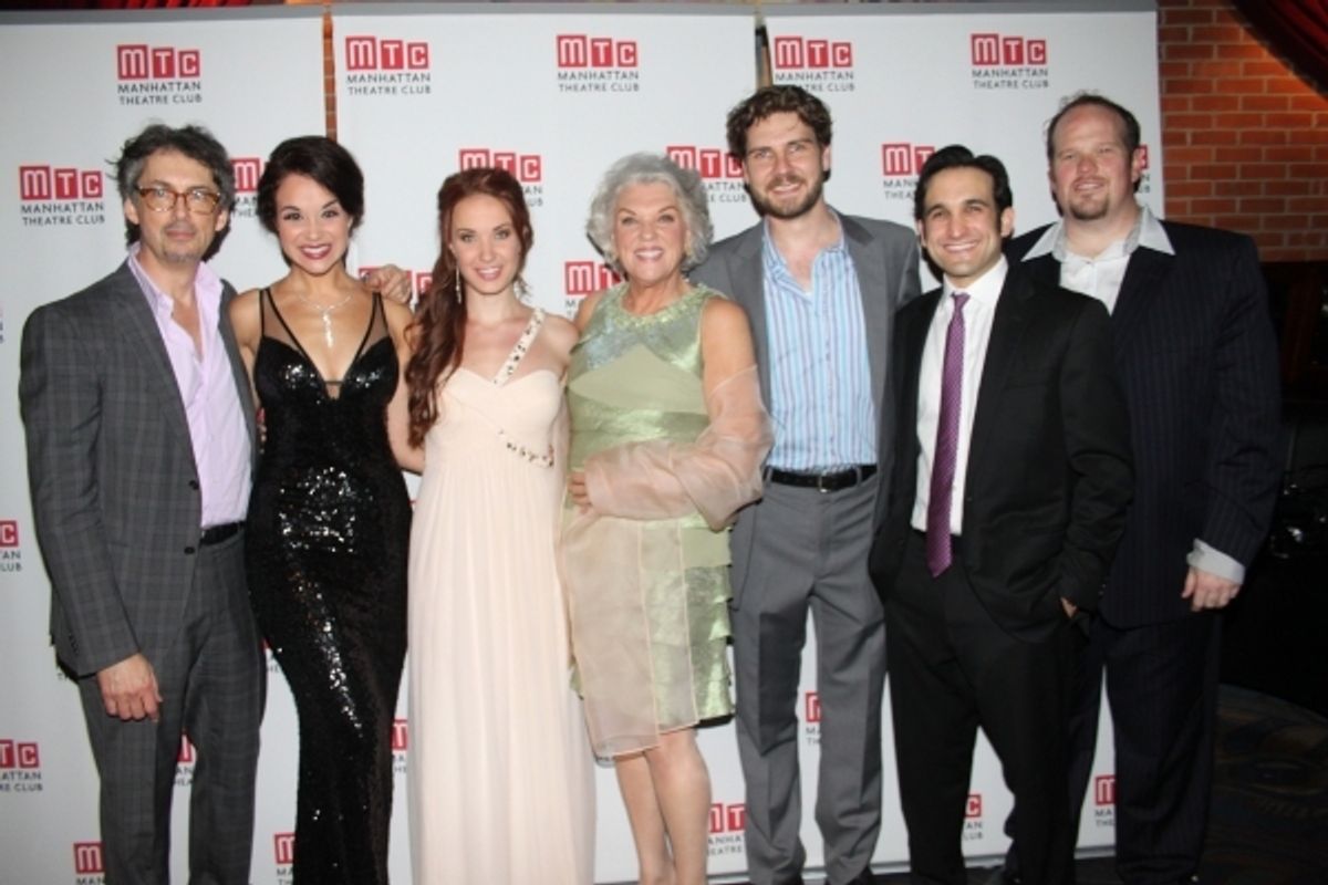 Sierra Boggess, Tyne Daly and the cast of MASTER CLASS at 