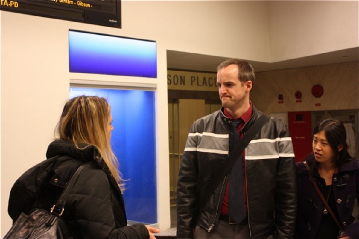 Deanna Hanson, Michael Markham, and Leah Jacobs at 