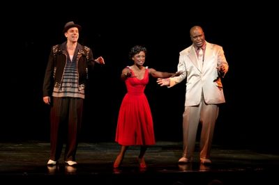 Adam Pascal, Montego Glover and J. Bernard Calloway Photo