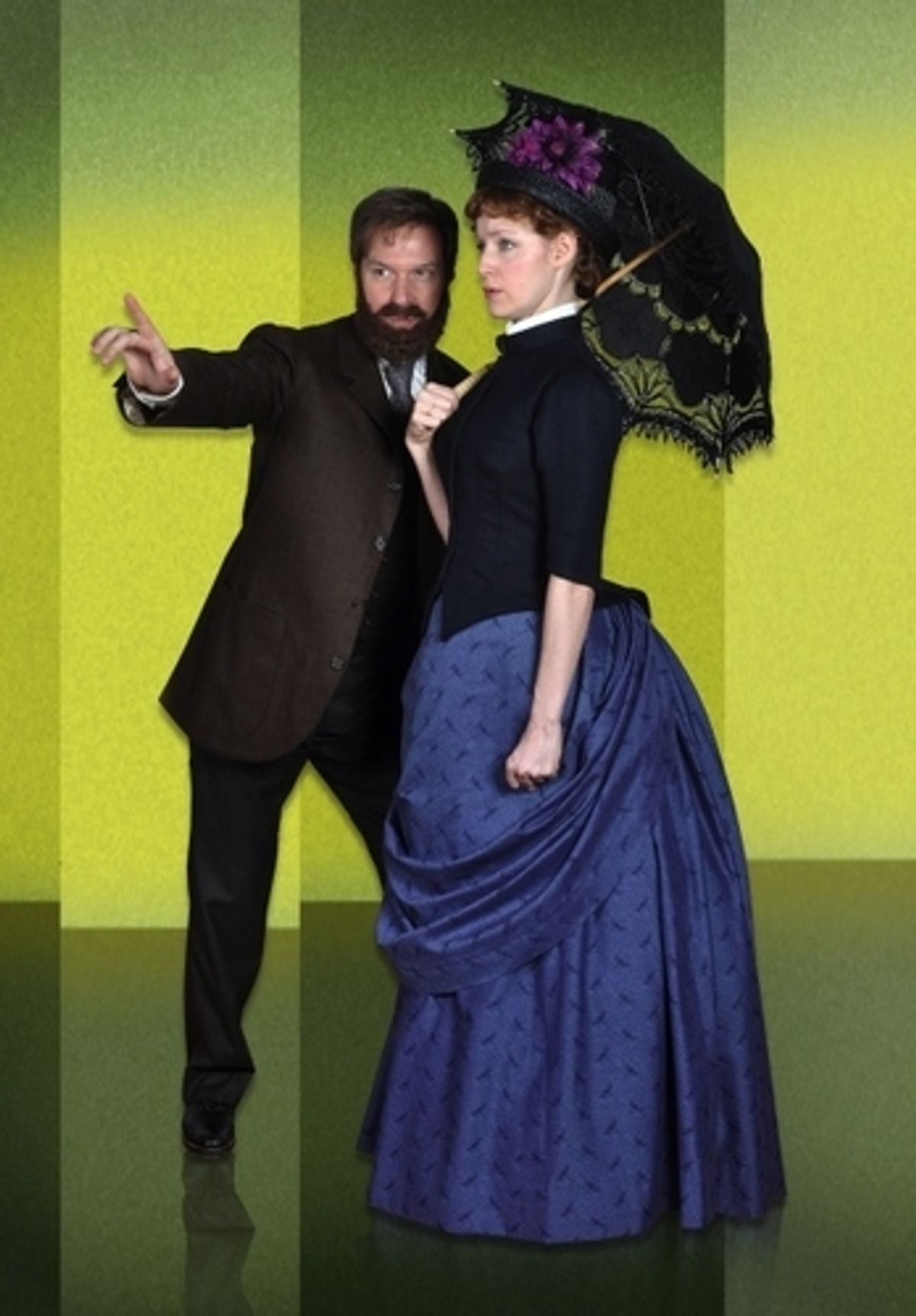 Ron Bohmer, Erin Davie at 