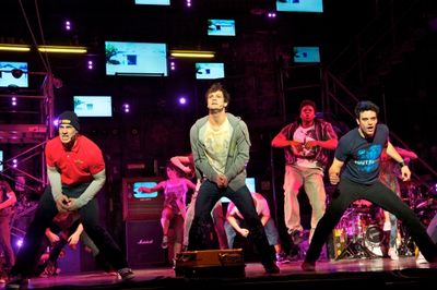 Scott J. Campbell (Tunny), Van Hughes (Johnny) and Jake Epstein (Will) Photo