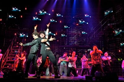 Van Hughes (Johnny), Joshua Kobak (St. Jimmy) and Company  Photo