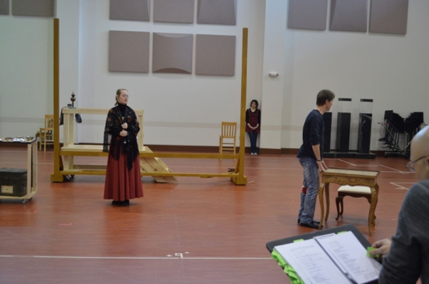 Photo Flash: Ron Bohmer and Erin Davie Lead The Rep's SUNDAY IN THE PARK WITH GEORGE - Rehearsal Shots!  Image