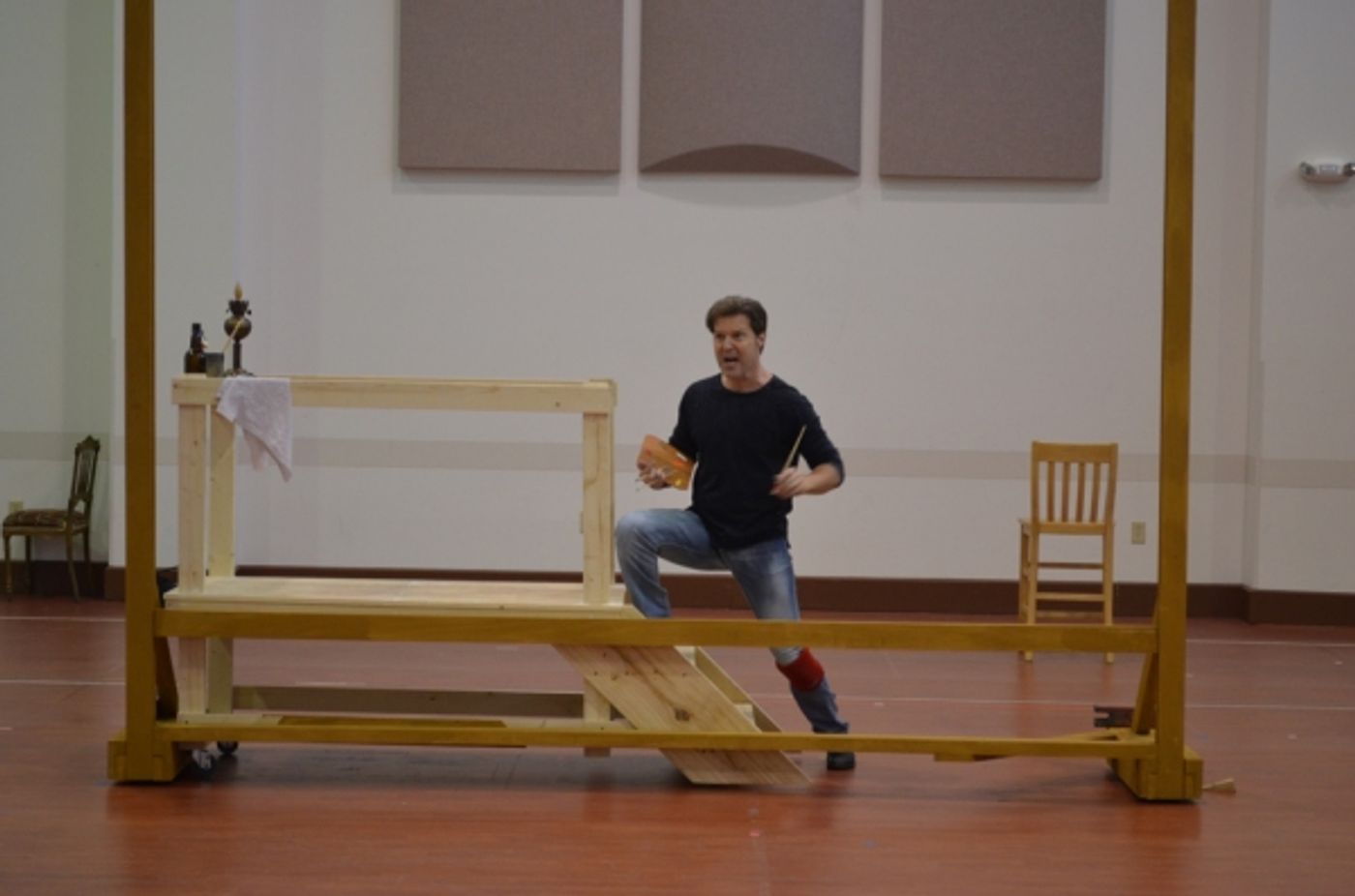 Photo Flash: Ron Bohmer and Erin Davie Lead The Rep's SUNDAY IN THE PARK WITH GEORGE - Rehearsal Shots!  Image