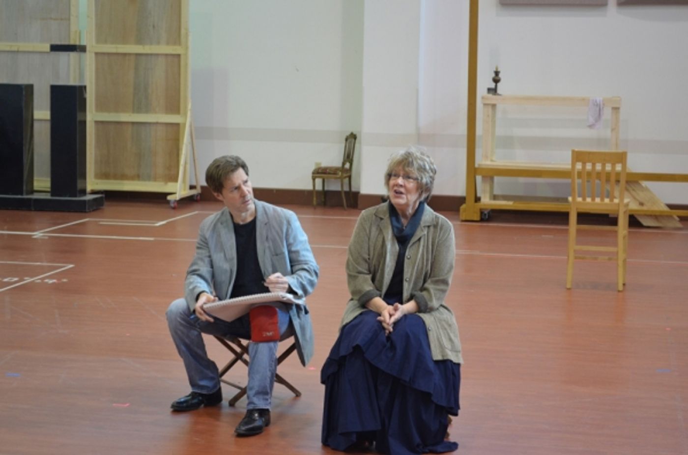 Photo Flash: Ron Bohmer and Erin Davie Lead The Rep's SUNDAY IN THE PARK WITH GEORGE - Rehearsal Shots!  Image