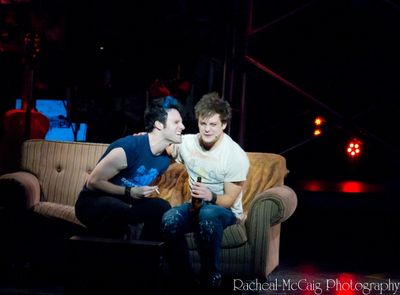 Jake Epstein and Van Hughes Photo