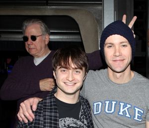 John Larroquette, Daniel Radcliffe and Christopher J. Hanke at HOW TO SUCCEED's Gypsy Robe ceremony. @ BroadwayWorld John Larroquette, Daniel Radcliffe and Christopher J. Hanke at HOW TO SUCCEED's Gypsy Photo