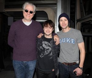 John Larroquette, Daniel Radcliffe and Christopher J. Hanke at HOW TO SUCCEED's Gypsy Photo