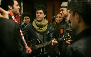 Jake Epstein, Larkin Bogan, Van Hughes, Nicci Claspell and Matt Deangelis @ BroadwayWorld Jake Epstein, Larkin Bogan, Van Hughes, Nicci Claspell and Matt Deangelis Photo