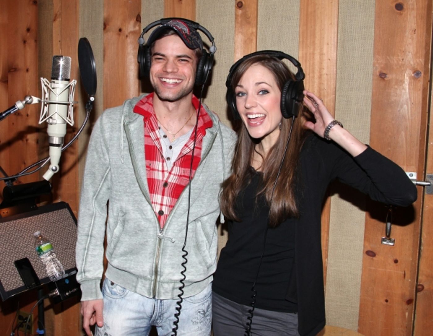 Photo Coverage: Inside the BONNIE & CLYDE Cast Album Recording with Frank Wildhorn, Jeremy Jordan, Laura Osnes & More!  Image