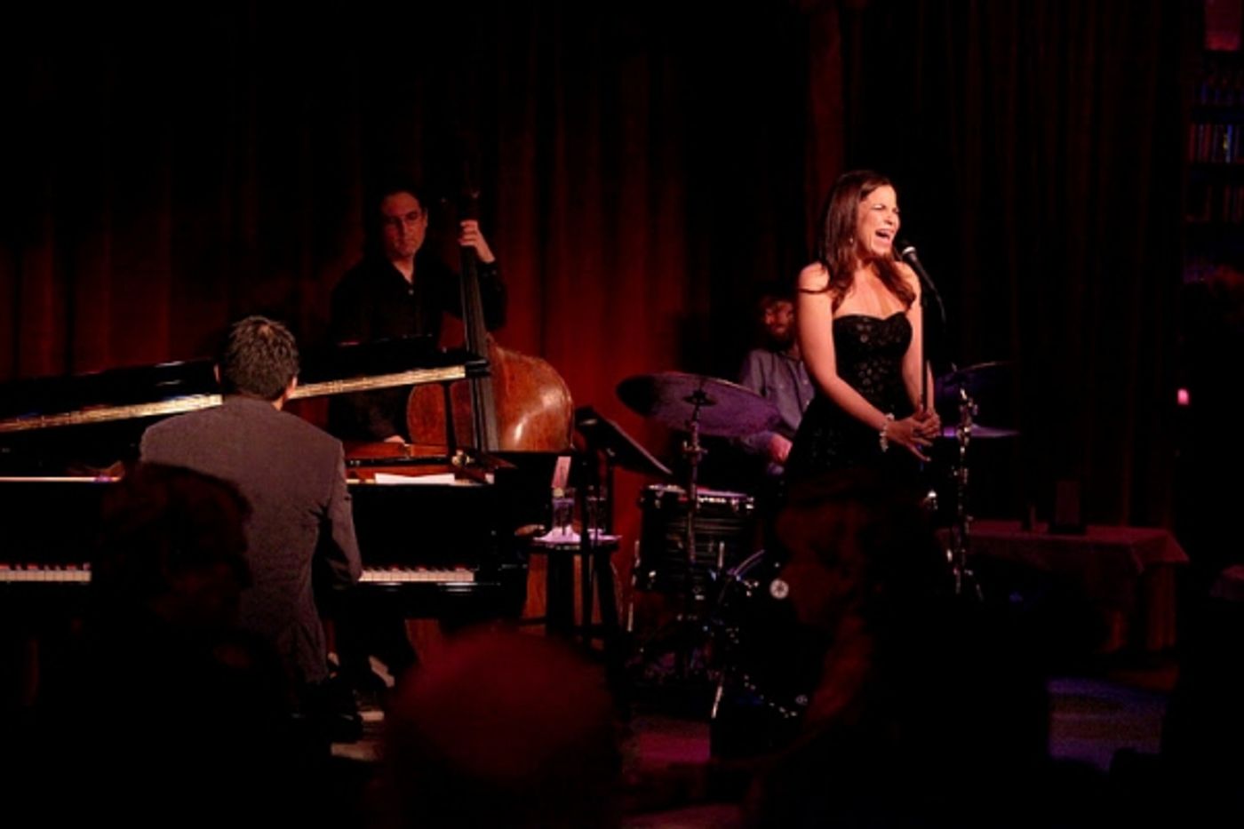 Photo Flash: GODSPELL's Lindsay Mendez Visits Birdland!  Image