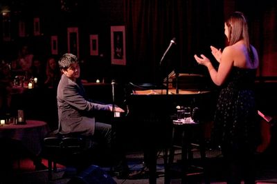 Marco Paguia, Lindsay Mendez Photo