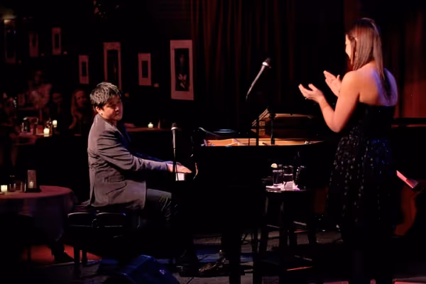 Marco Paguia, Lindsay Mendez Photo