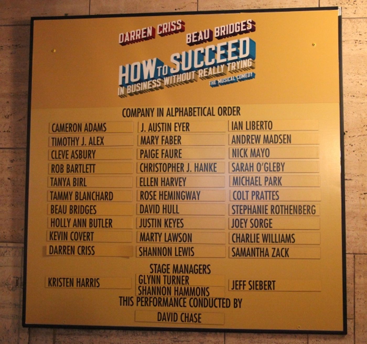 Photo Coverage: Darren Criss and Beau Bridges Premiere in HOW TO SUCCEED IN BUSINESS WITHOUT REALLY TRYING  Image