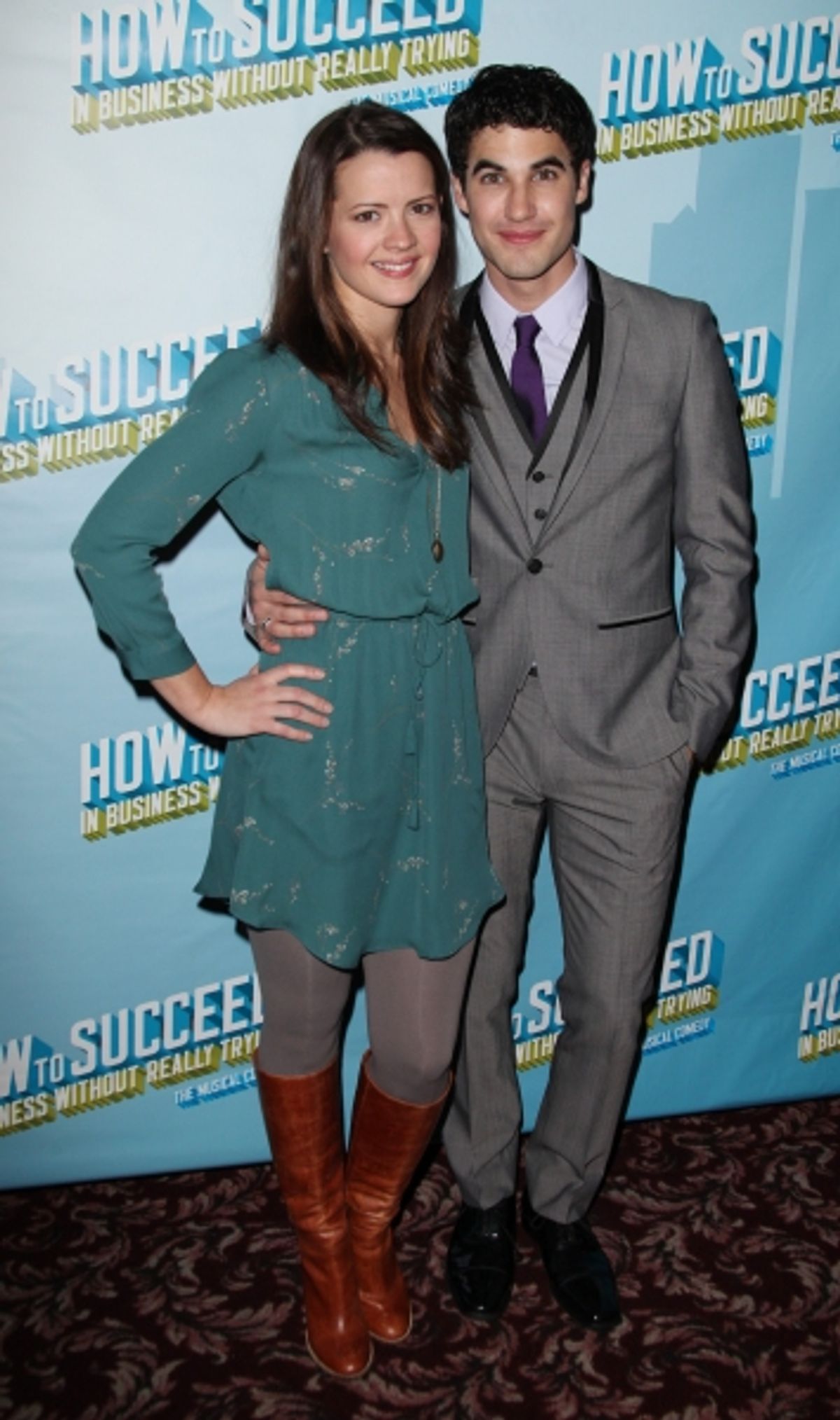 Rose Hemingway & Darren Criss  at 