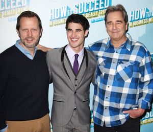 Director Rob Ashford, Darren Criss & Beau Bridges Photo