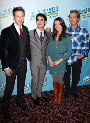 Christopher J. Hanke, Darren Criss, Rose Hemingway & Beau Bridges Photo