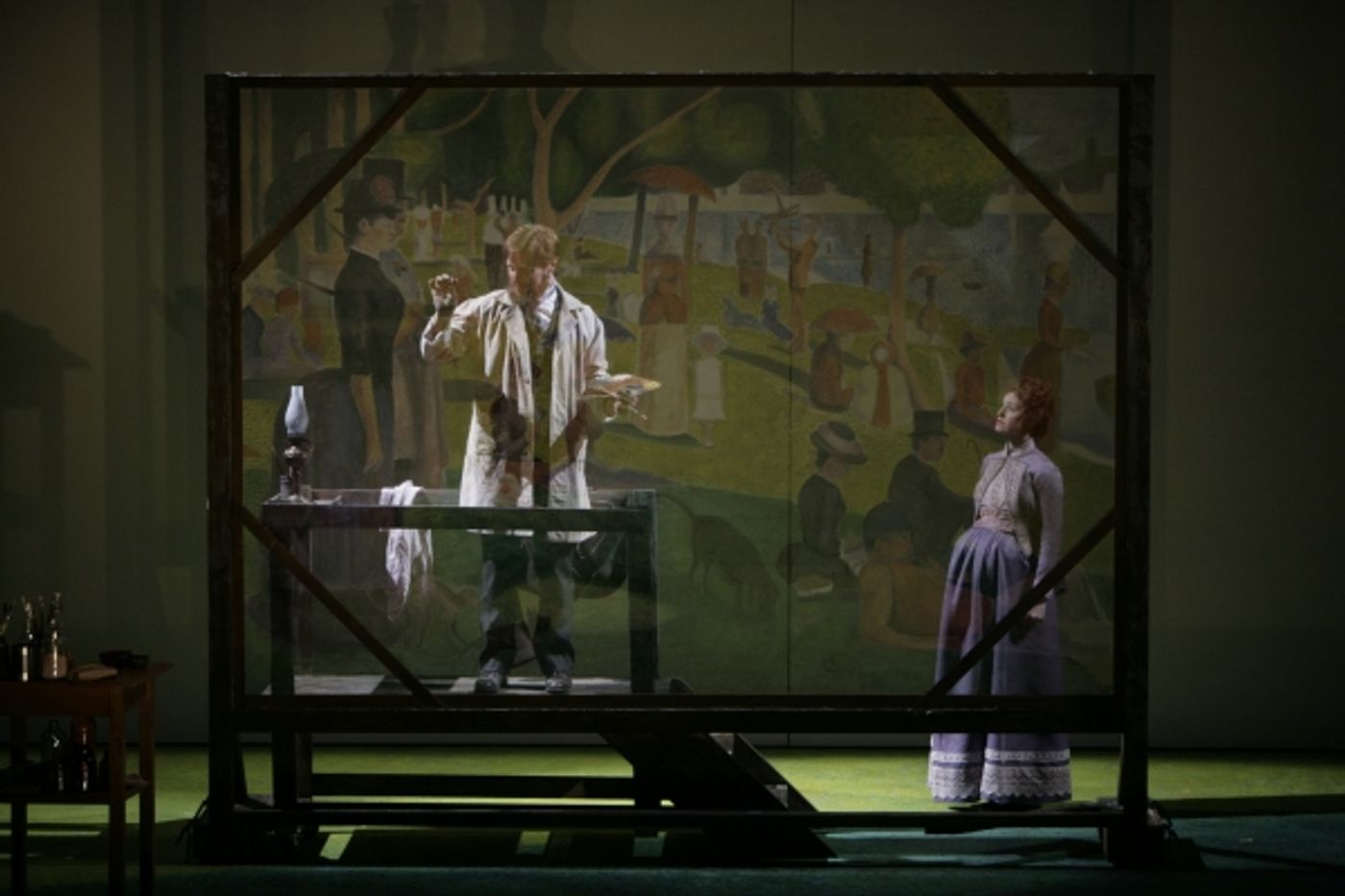 Photo Flash: First Look at Erin Davie & Ron Bohmer in Repertory Theatre of St. Louis' SUNDAY IN THE PARK WITH GEORGE!  Image