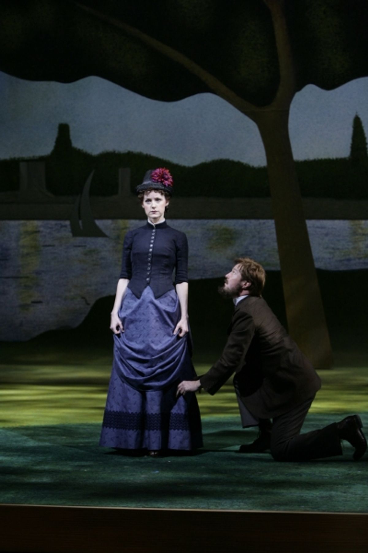 Erin Davie as Dot and Ron Bohmer as George at 