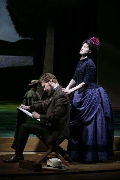 Ron Bohmer as George and Erin Davie as Dot Photo
