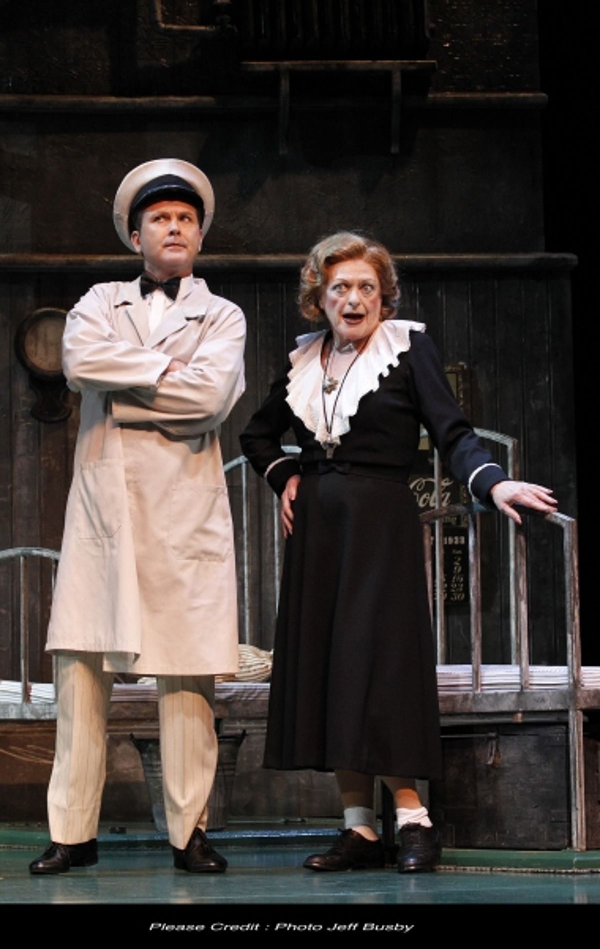 Todd Goddard, Nancye Hayes at 