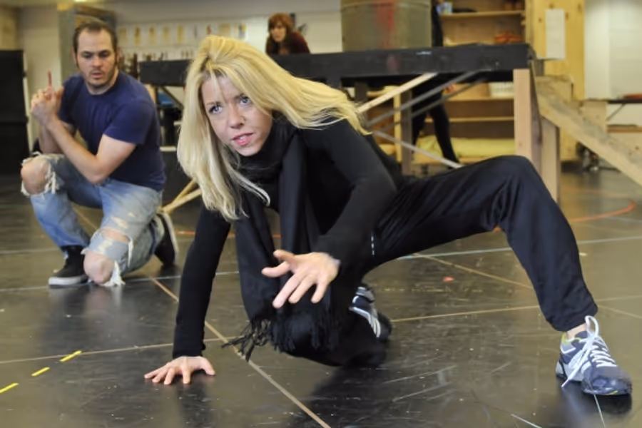 Photo Flash: First Look at Constantine Maroulis, Nancy Opel & More in Rehearsal for Alley Theater's THE TOXIC AVENGER! Image