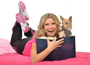 Chelsea Packard as Elle with Chico as Bruiser Photo