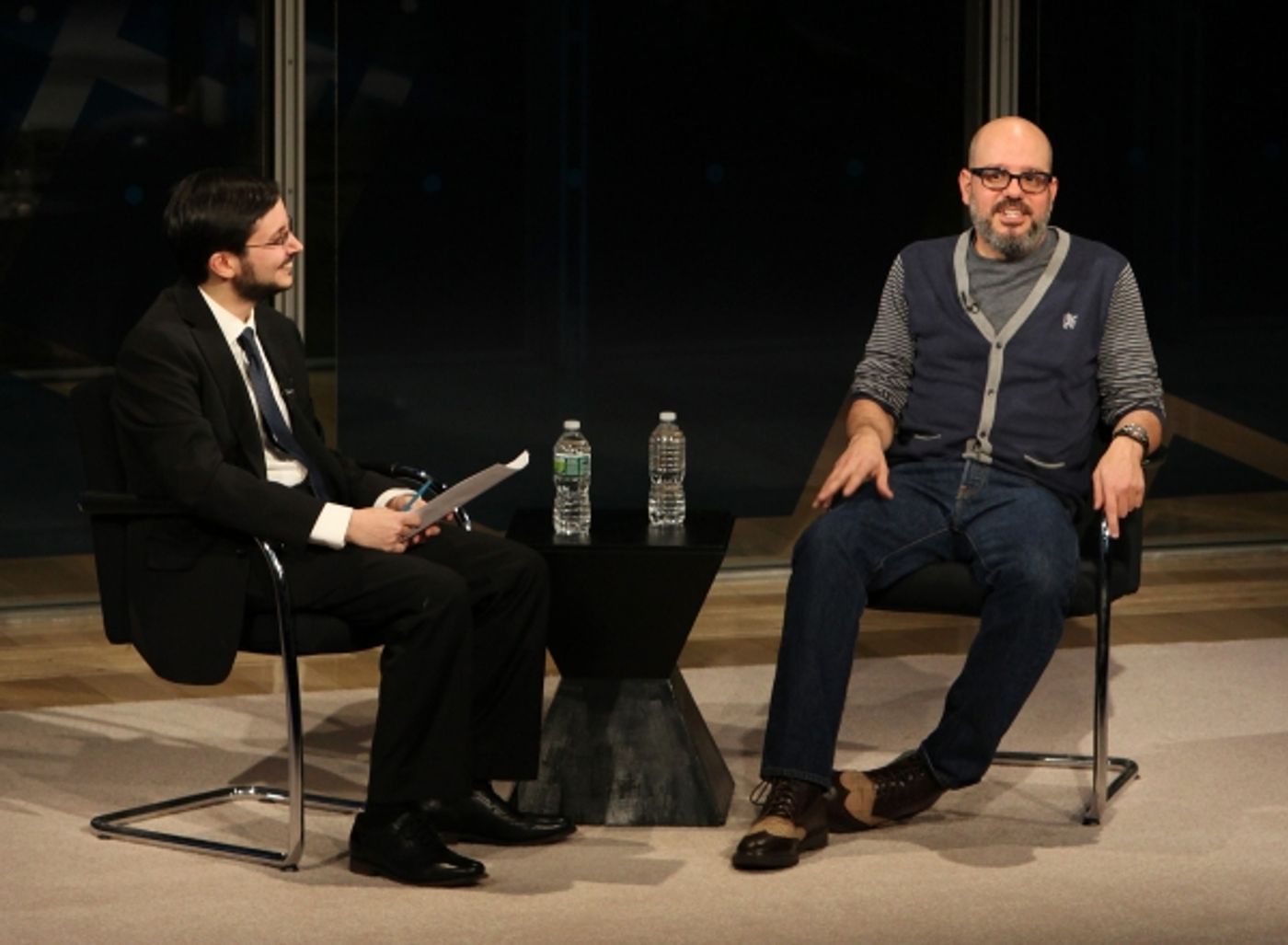 Photo Coverage: David Cross and Alison Krauss at New York Times Arts & Leisure Weekend  Image