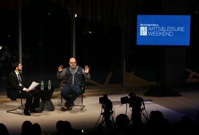Dave Itzkoff & David Cross Photo