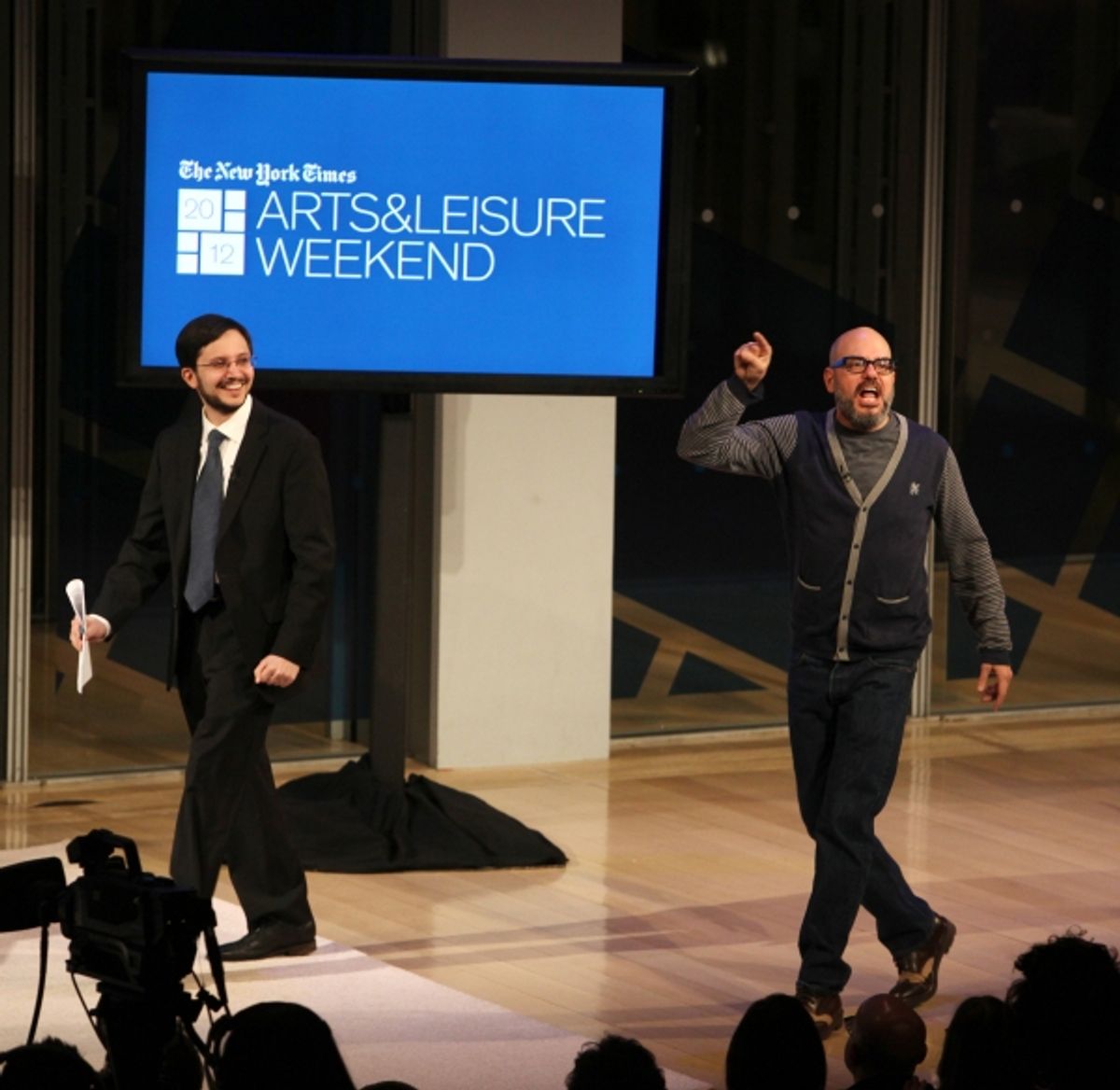 Dave Itzkoff & David Cross  at 