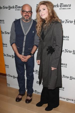 Alison Krauss & David Cross meet backstage Photo