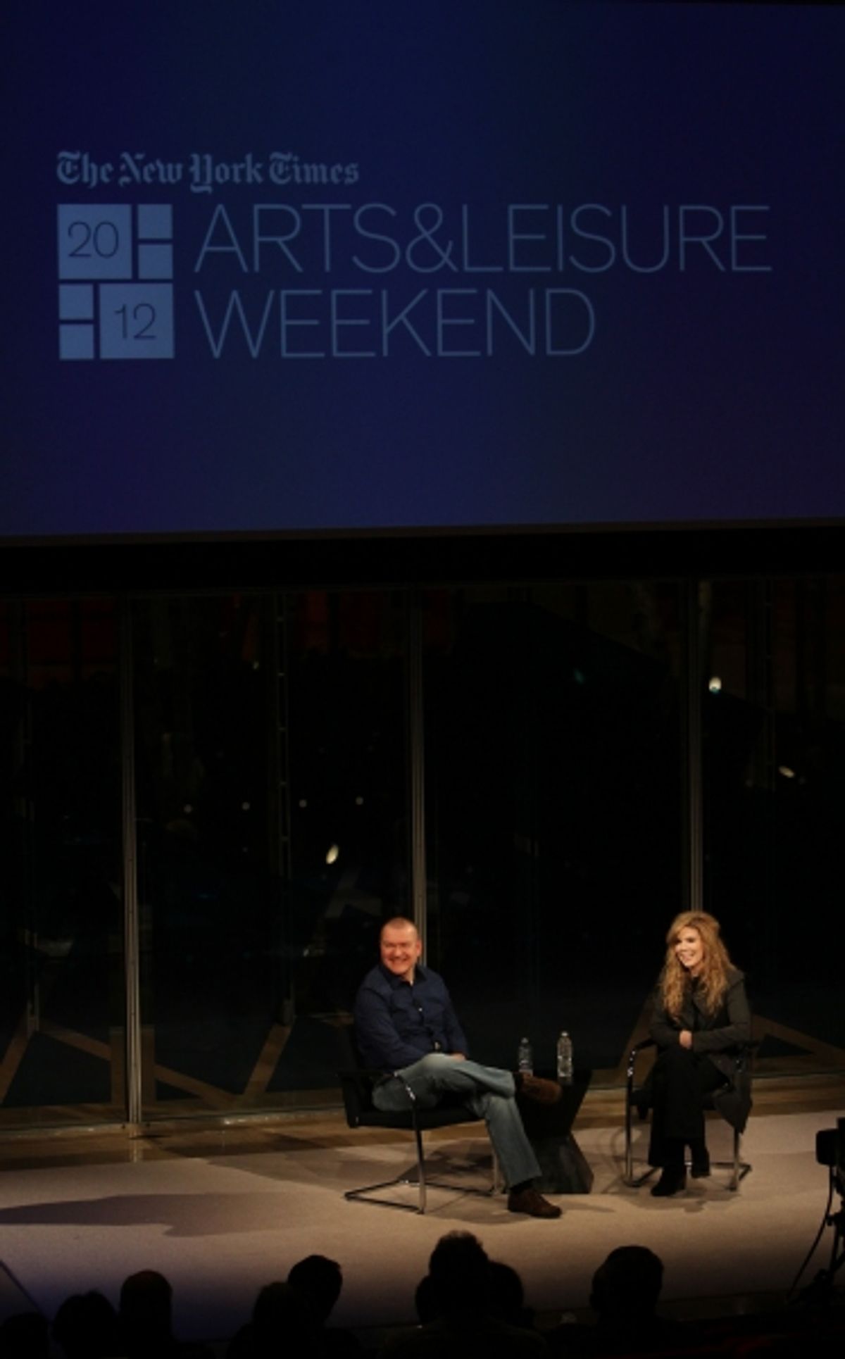 Alison Krauss with interviewer Dana  at 