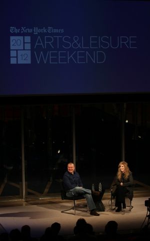 Alison Krauss with interviewer Dana @ BroadwayWorld Alison Krauss with interviewer Dana Photo